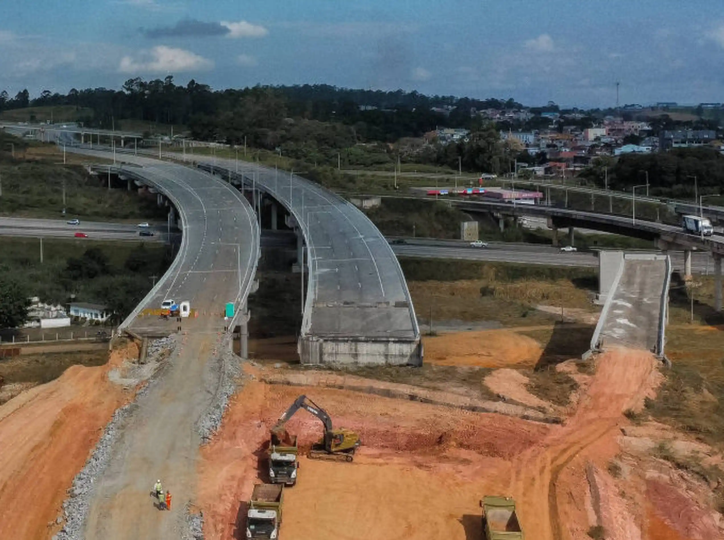 Obra realizada no Rodoanel em Säo Paulo